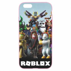 Чехол для iPhone 6 Plus/6S Plus Roblox персонажи - PrintSalon
