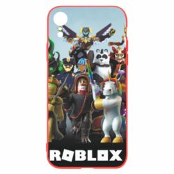 Чехол для iPhone XR Roblox персонажи