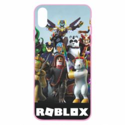 Чехол для iPhone Xs Max Roblox персонажи - PrintSalon