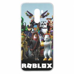 Чехол для Xiaomi Pocophone F1 Roblox персонажи - PrintSalon