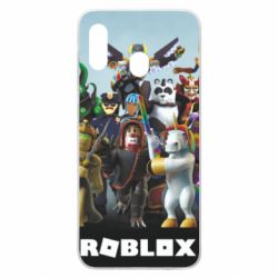 Чехол для Samsung A30 Roblox персонажи - PrintSalon