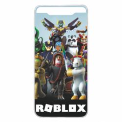 Чехол для Samsung A80 Roblox персонажи - PrintSalon