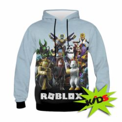 Детское 3D худи Roblox персонажи - PrintSalon