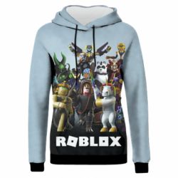 Женское 3D худи Roblox персонажи - PrintSalon