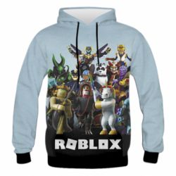 Мужское 3D худи Roblox персонажи - PrintSalon