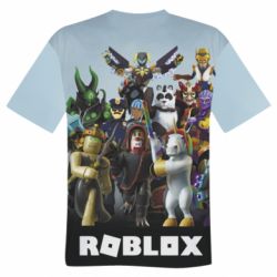 Мужская футболка 3D Roblox персонажи - PrintSalon