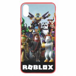 Чехол для iPhone X/Xs Roblox персонажи - PrintSalon