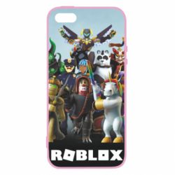 Чехол для iPhone5/5S/SE Roblox персонажи - PrintSalon