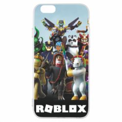 Чехол для iPhone 6/6S Roblox персонажи - PrintSalon