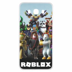 Чехол для Samsung J7 2016 Roblox персонажи - PrintSalon