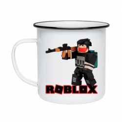 Кружка емальована Roblox Sniper - PrintSalon
