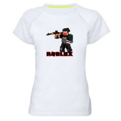Жіноча футболка для спорту Roblox Sniper - PrintSalon