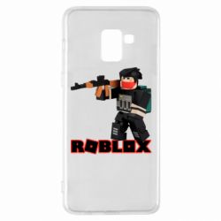 Чехол для Samsung A8+ 2018 Roblox Sniper