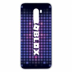 Чехол для Xiaomi Pocophone F1 Roblox squares - PrintSalon