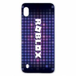 Чехол для Samsung A10 Roblox squares - PrintSalon