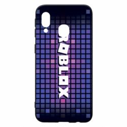 Чехол для Samsung A40 Roblox squares - PrintSalon
