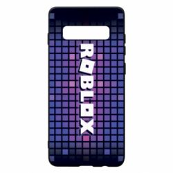 Чехол для Samsung S10+ Roblox squares - PrintSalon