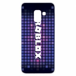 Чехол для Samsung A8 2018 Roblox squares - PrintSalon