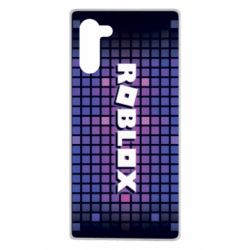 Чехол для Samsung Note 10 Roblox squares - PrintSalon