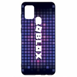 Чехол для Samsung A21s Roblox squares - PrintSalon