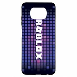 Чехол для Xiaomi Poco X3 Roblox squares - PrintSalon