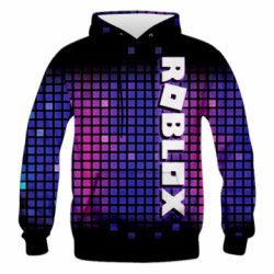 Чоловіче 3D худі Roblox squares