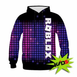 Детское 3D худи Roblox squares - PrintSalon