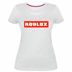 Жіноча преміум футболка Roblox suprem - PrintSalon