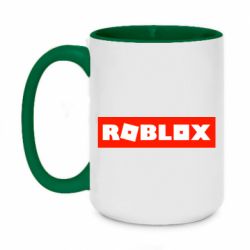 Чашка двокольорова велика Roblox suprem - PrintSalon