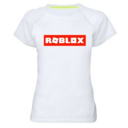Жіноча футболка для спорту Roblox suprem - PrintSalon