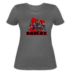 Женская футболка Roblox Team Of Heroes - PrintSalon