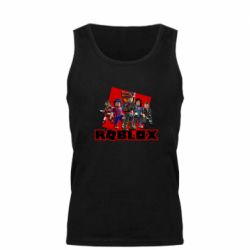 Мужская майка Roblox Team Of Heroes - PrintSalon