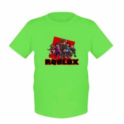 Детская футболка Roblox Team Of Heroes - PrintSalon