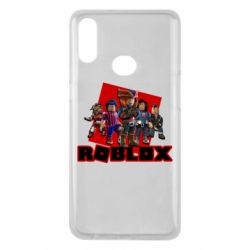 Чехол для Samsung A10s Roblox Team Of Heroes - PrintSalon