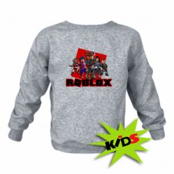 Детский свитшот Roblox Team Of Heroes - PrintSalon
