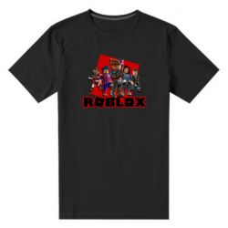 Мужская футболка премиум Roblox Team Of Heroes - PrintSalon