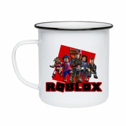 Кружка эмалированная Roblox Team Of Heroes - PrintSalon