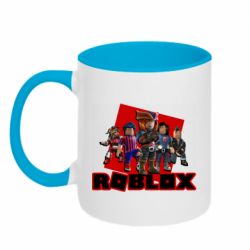 Чашка двухцветная 320ml Roblox Team Of Heroes - PrintSalon