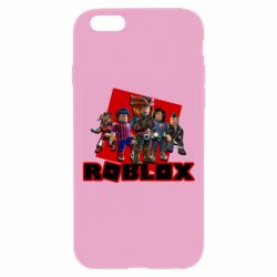 Чехол для iPhone 6 Plus/6S Plus Roblox Team Of Heroes - PrintSalon