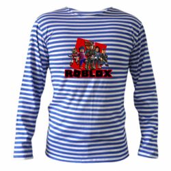 Тельняшка с длинным рукавом Roblox Team Of Heroes - PrintSalon