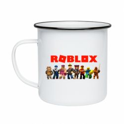 Кружка емальована Roblox team - PrintSalon