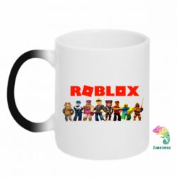Чашка-хамелеон Roblox team - PrintSalon