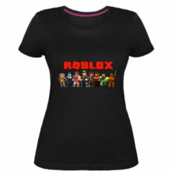 Жіноча преміум футболка Roblox team - PrintSalon