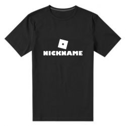 Чоловіча преміум футболка Roblox Your Nickaneme - PrintSalon