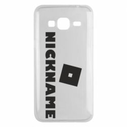 Чохол для Samsung J3 2016 Roblox Your Nickaneme - PrintSalon
