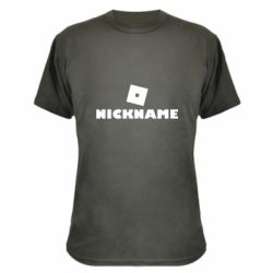 Камуфляжна футболка Roblox Your Nickaneme - PrintSalon