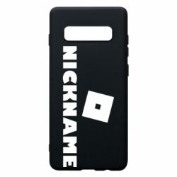 Чохол для Samsung S10+ Roblox Your Nickaneme - PrintSalon