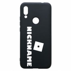 Чохол для Xiaomi Redmi 7 Roblox Your Nickaneme - PrintSalon