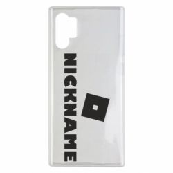 Чохол для Samsung Note 10 Plus Roblox Your Nickaneme - PrintSalon