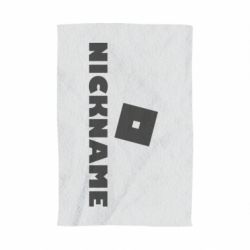 Рушник з принтом Roblox Your Nickaneme - PrintSalon